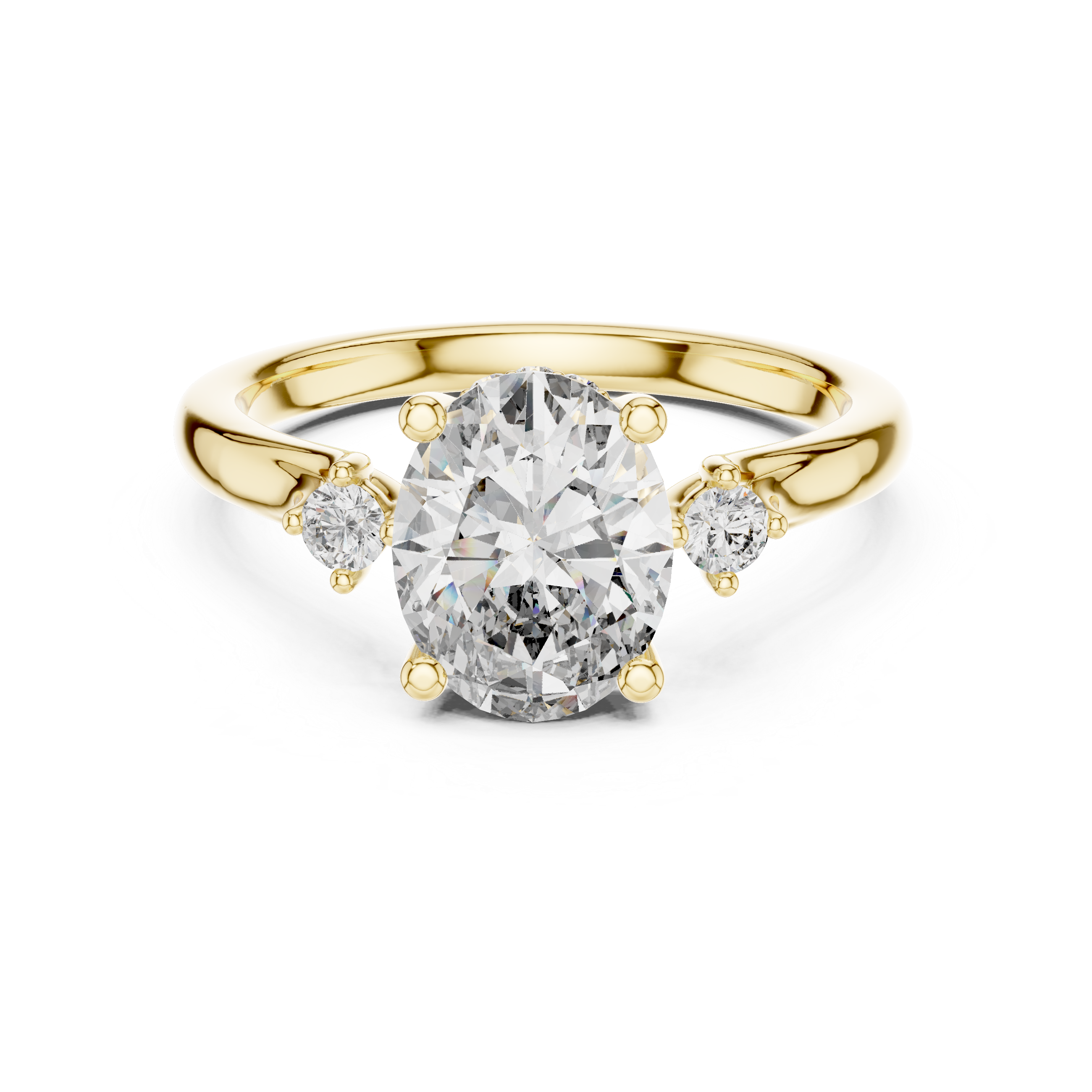 Mystic Arc Lab Grown Diamond Tiara Ring