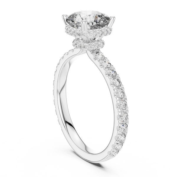 Ocean Breeze Lab Grown Diamond Scalloped Ring