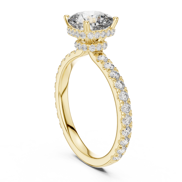 Ocean Breeze Lab Grown Diamond Scalloped Ring