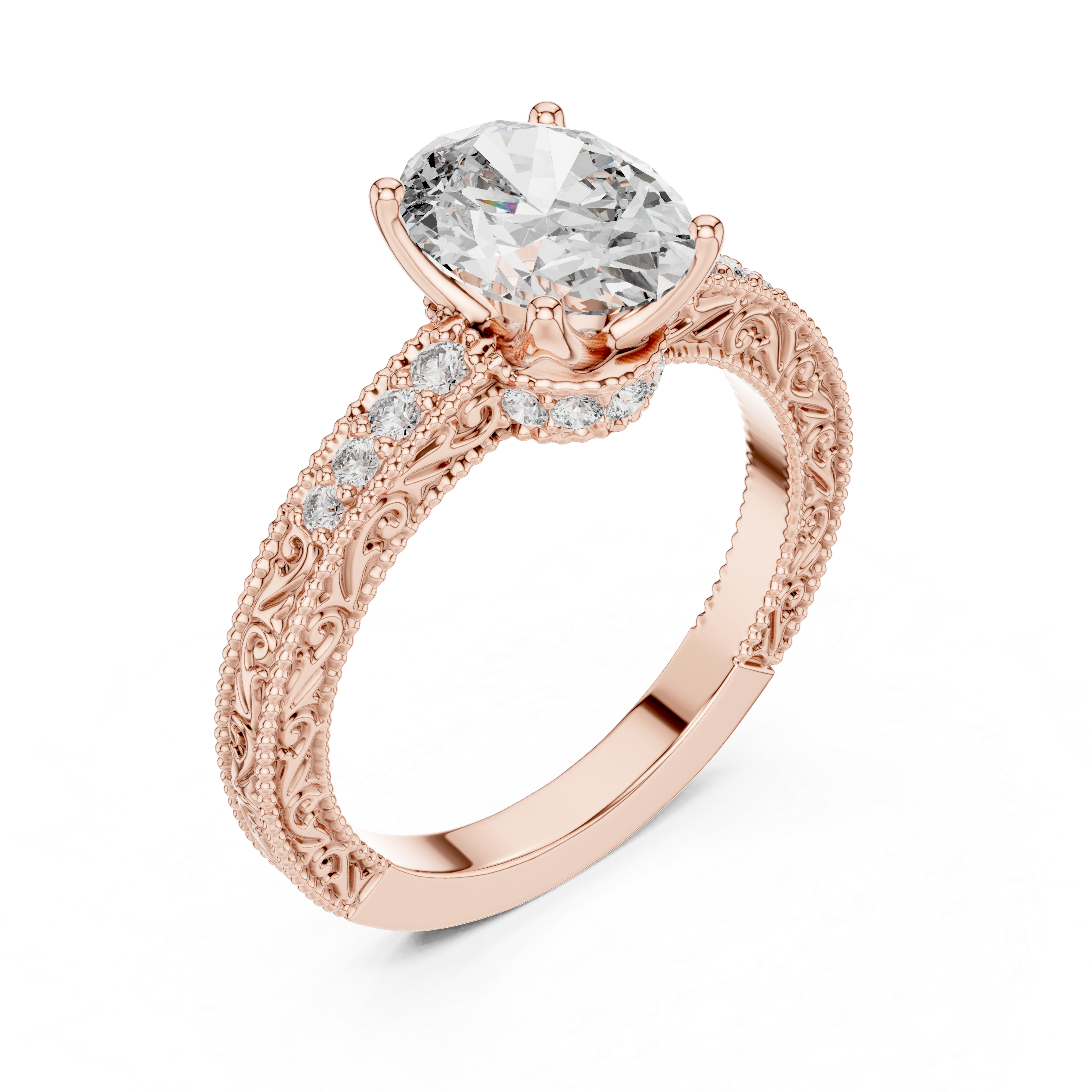 Siren Curve Lab Grown Diamond Contour Ring