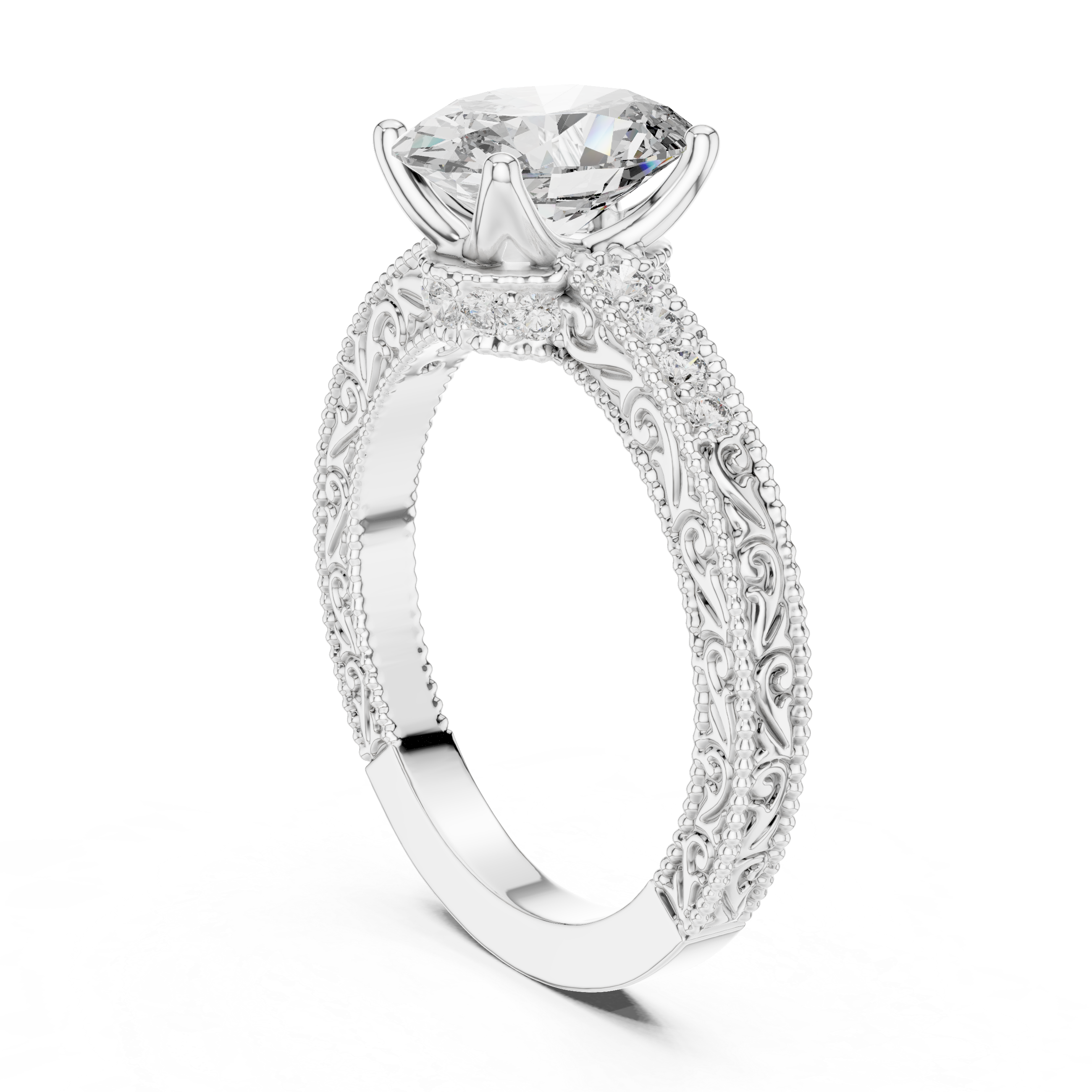 Siren Curve Lab Grown Diamond Contour Ring