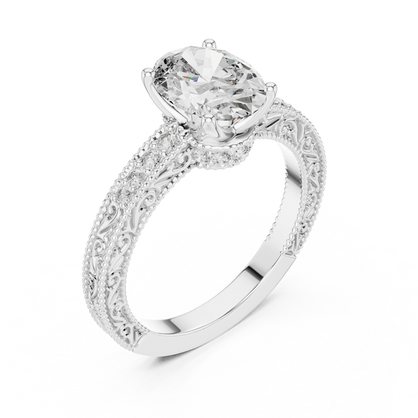 Siren Curve Lab Grown Diamond Contour Ring
