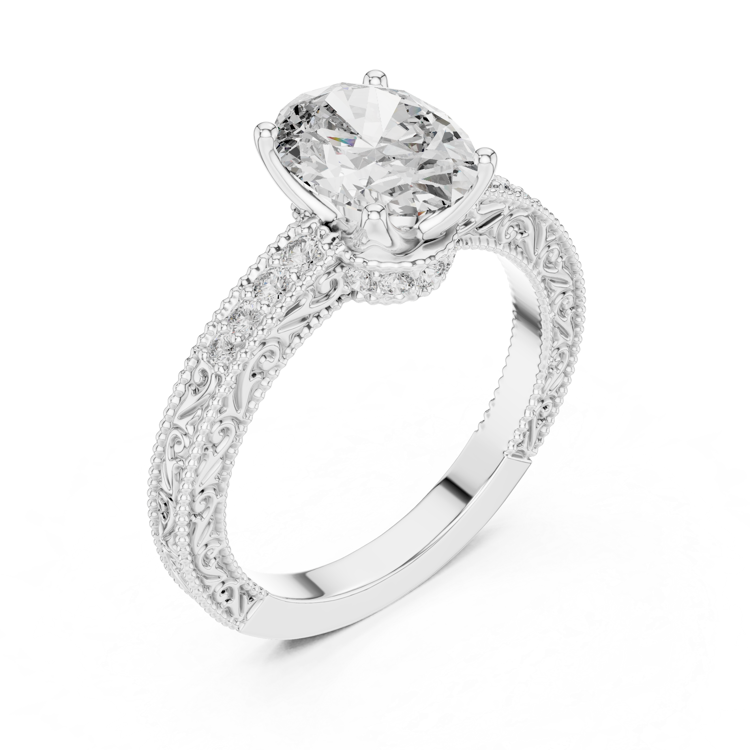 Siren Curve Lab Grown Diamond Contour Ring