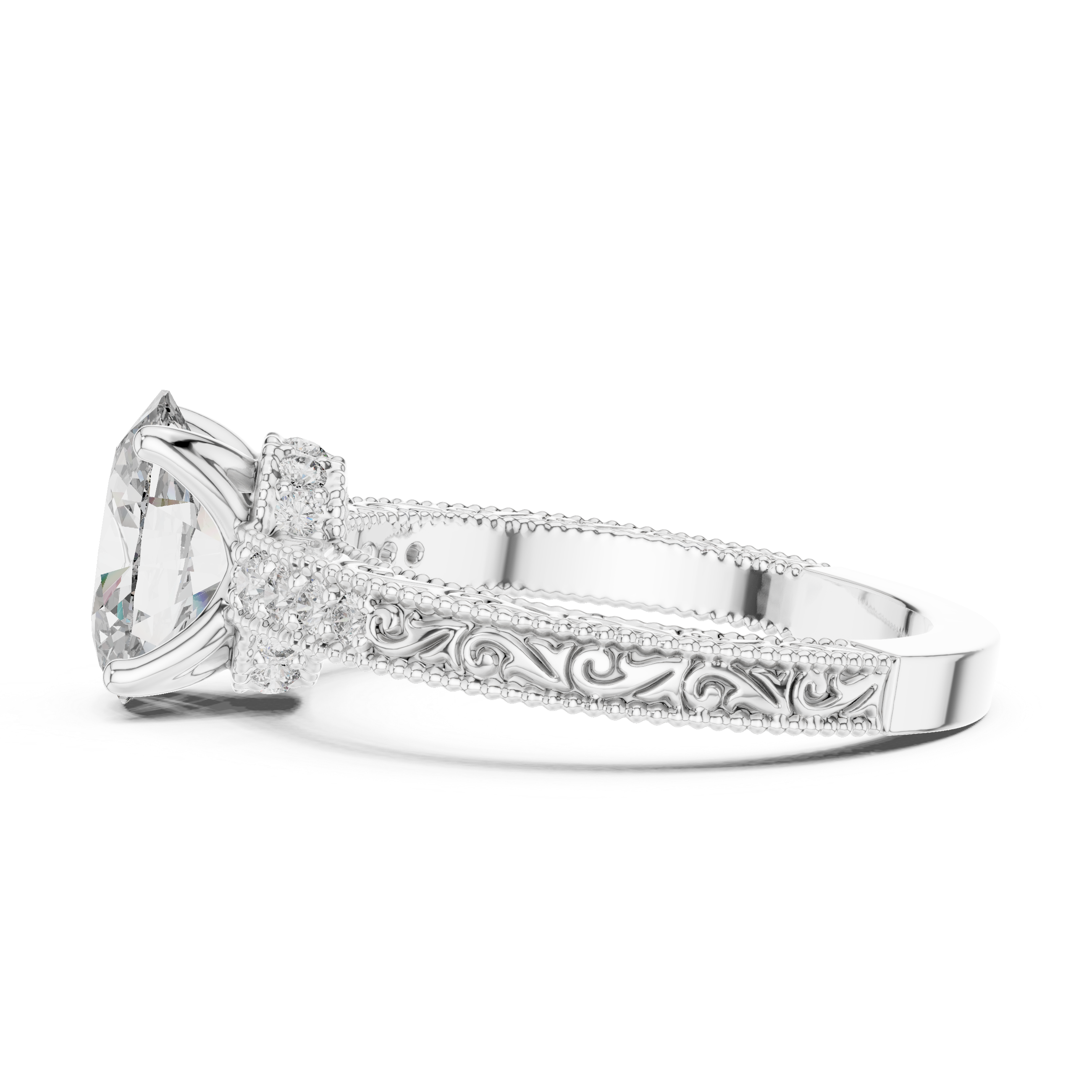 Siren Curve Lab Grown Diamond Contour Ring