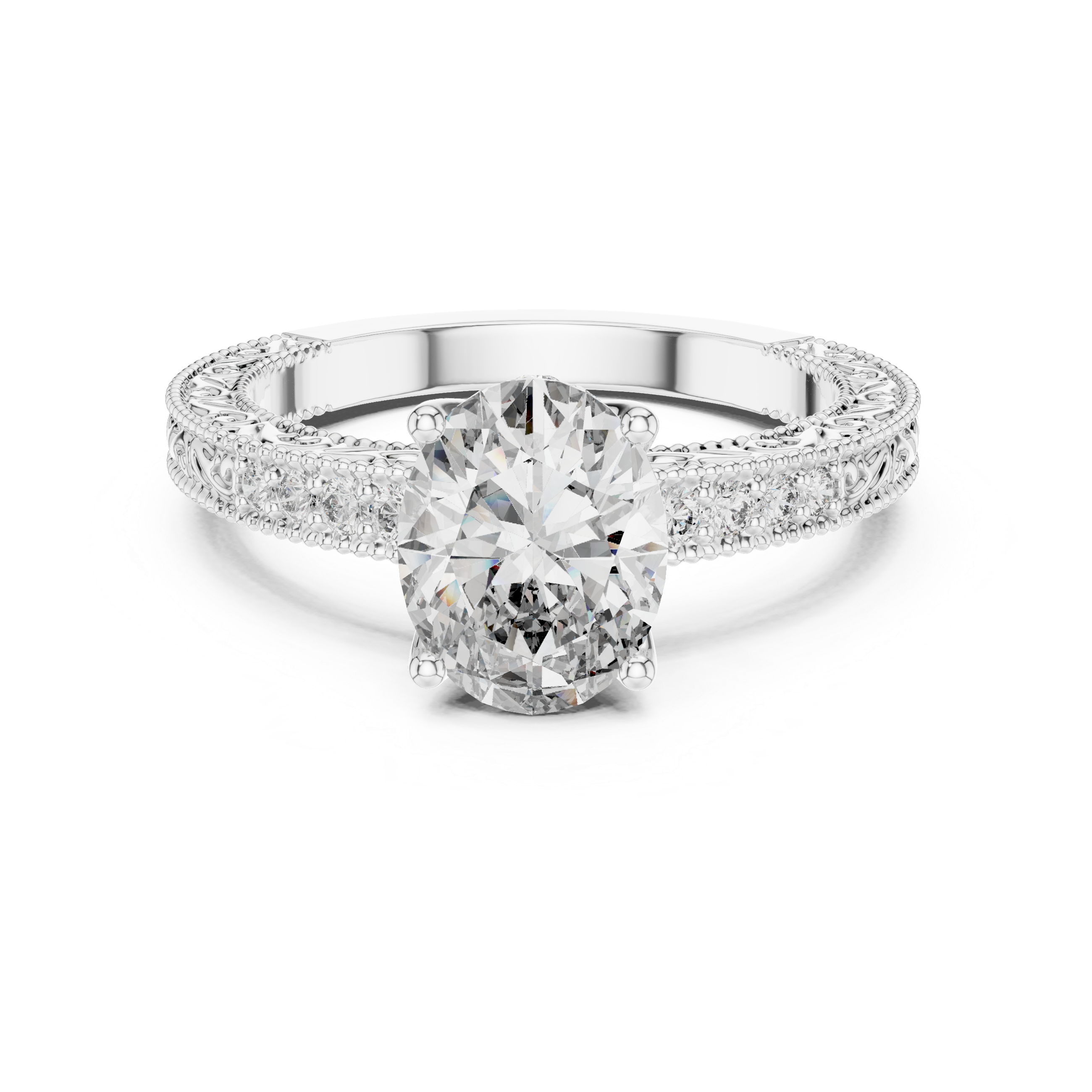 Siren Curve Lab Grown Diamond Contour Ring