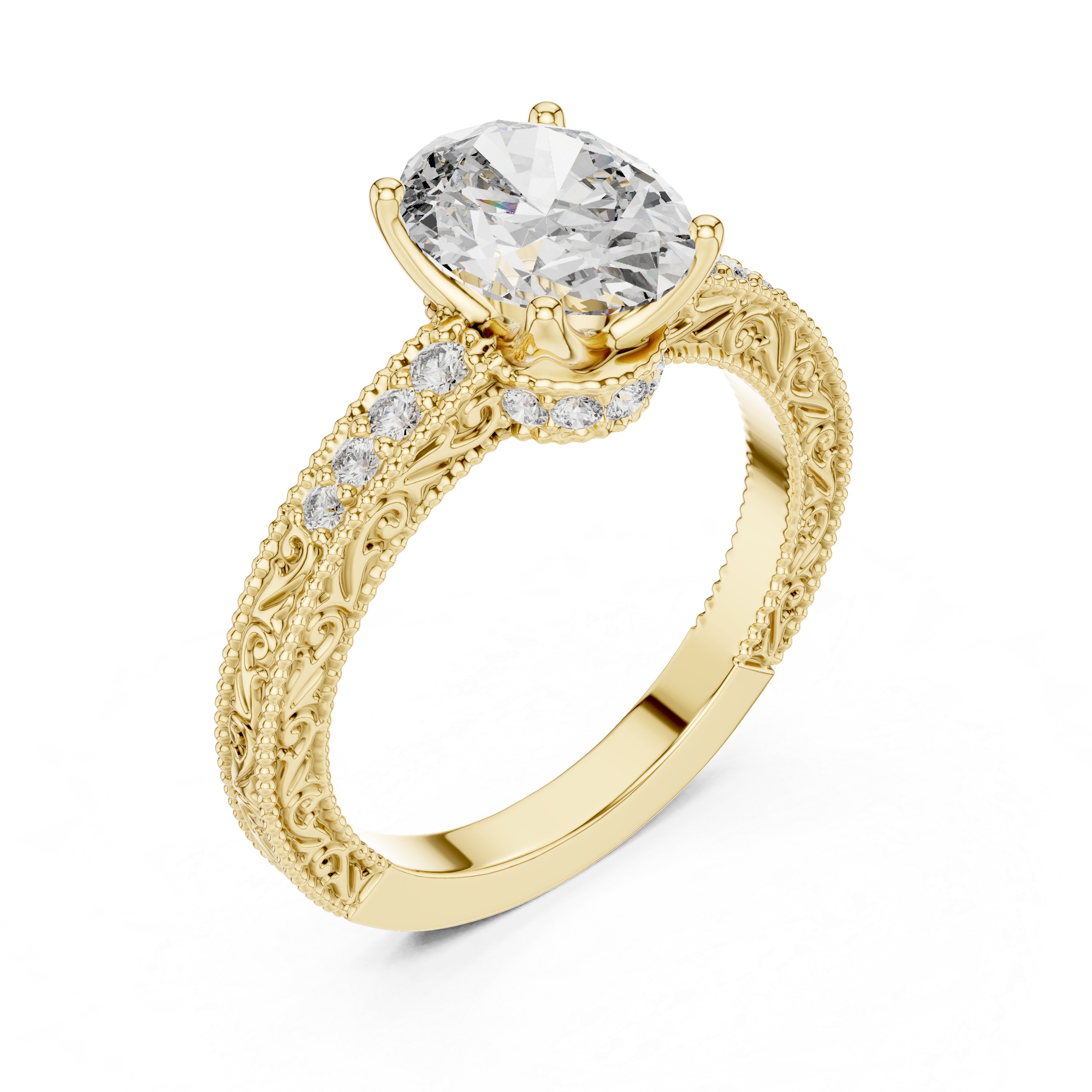 Siren Curve Lab Grown Diamond Contour Ring