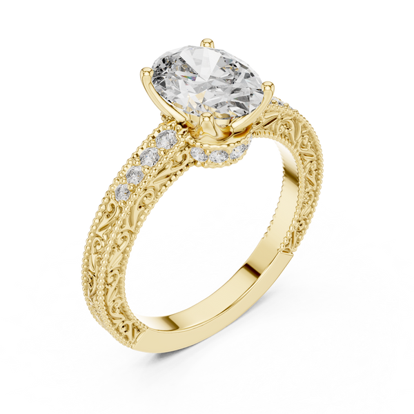 Siren Curve Lab Grown Diamond Contour Ring