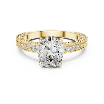 Siren Curve Lab Grown Diamond Contour Ring