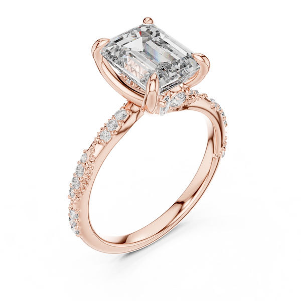 Eclipse Ray Lab Grown Diamond Hidden Ring