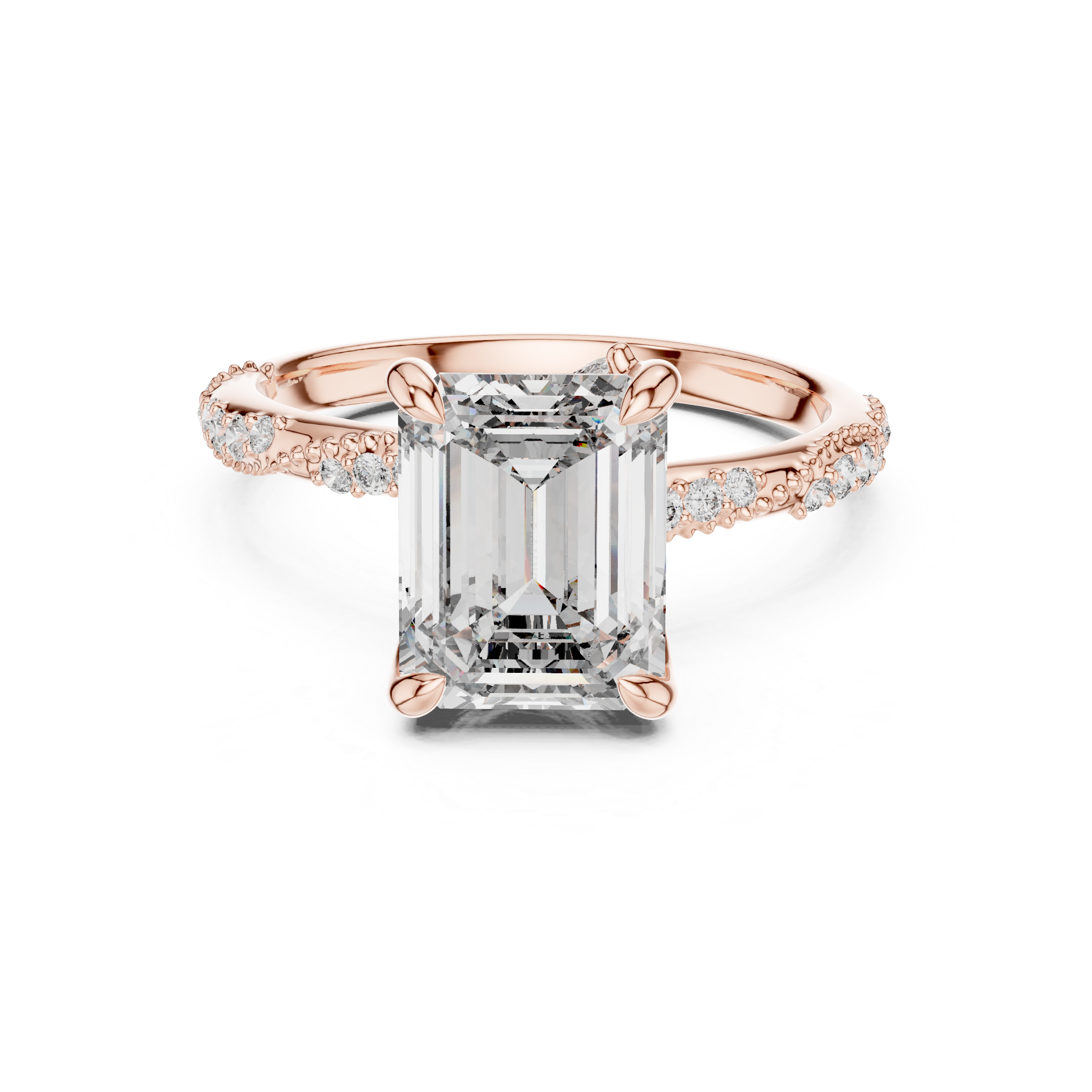 Eclipse Ray Lab Grown Diamond Hidden Ring