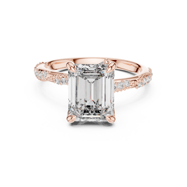Eclipse Ray Lab Grown Diamond Hidden Ring