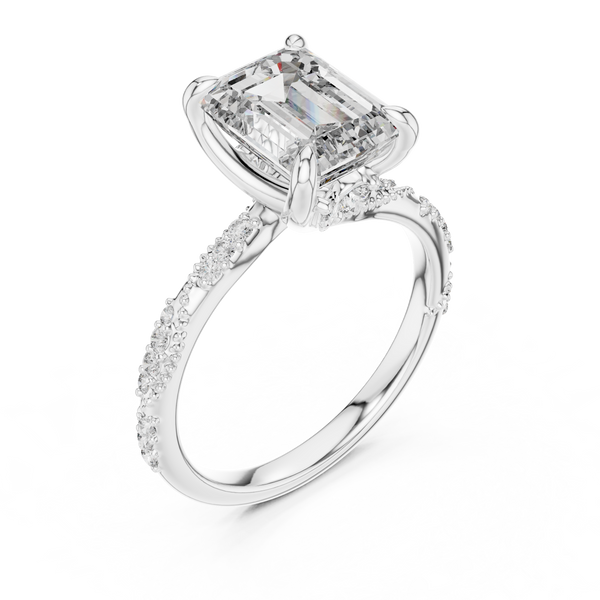 Eclipse Ray Lab Grown Diamond Hidden Ring