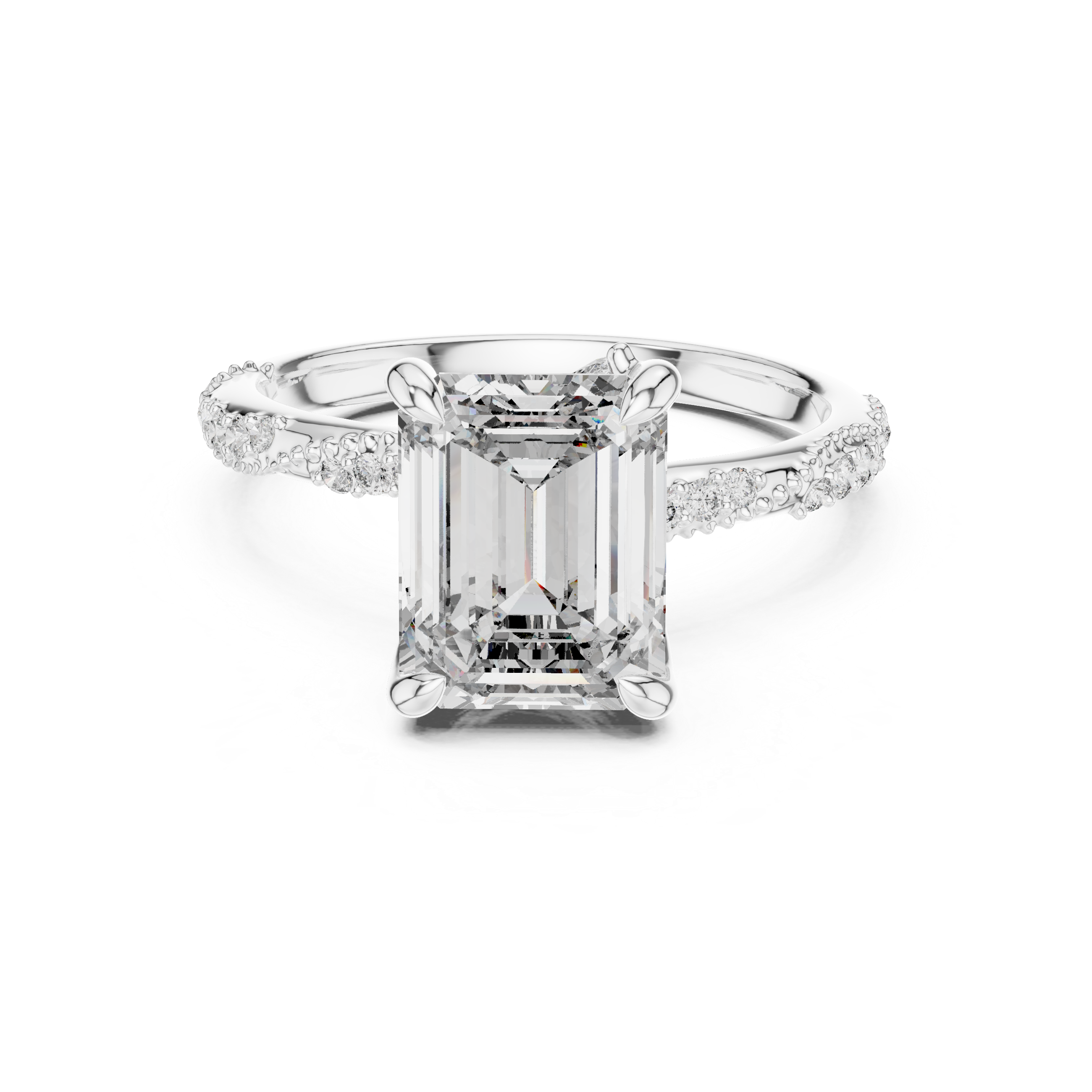 Eclipse Ray Lab Grown Diamond Hidden Ring