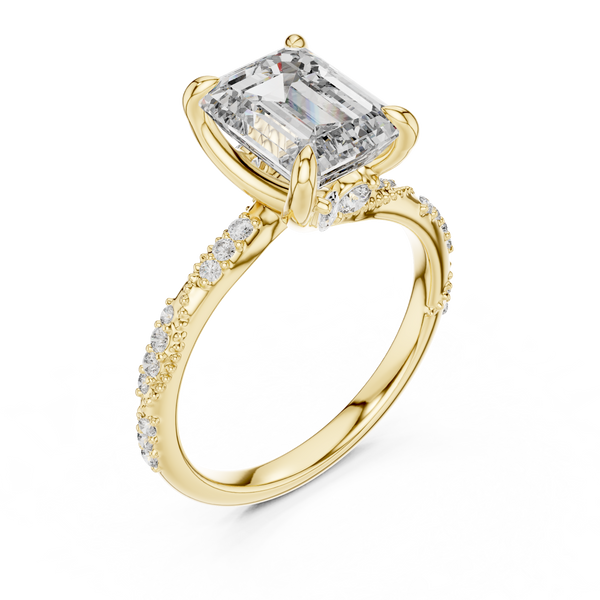 Eclipse Ray Lab Grown Diamond Hidden Ring
