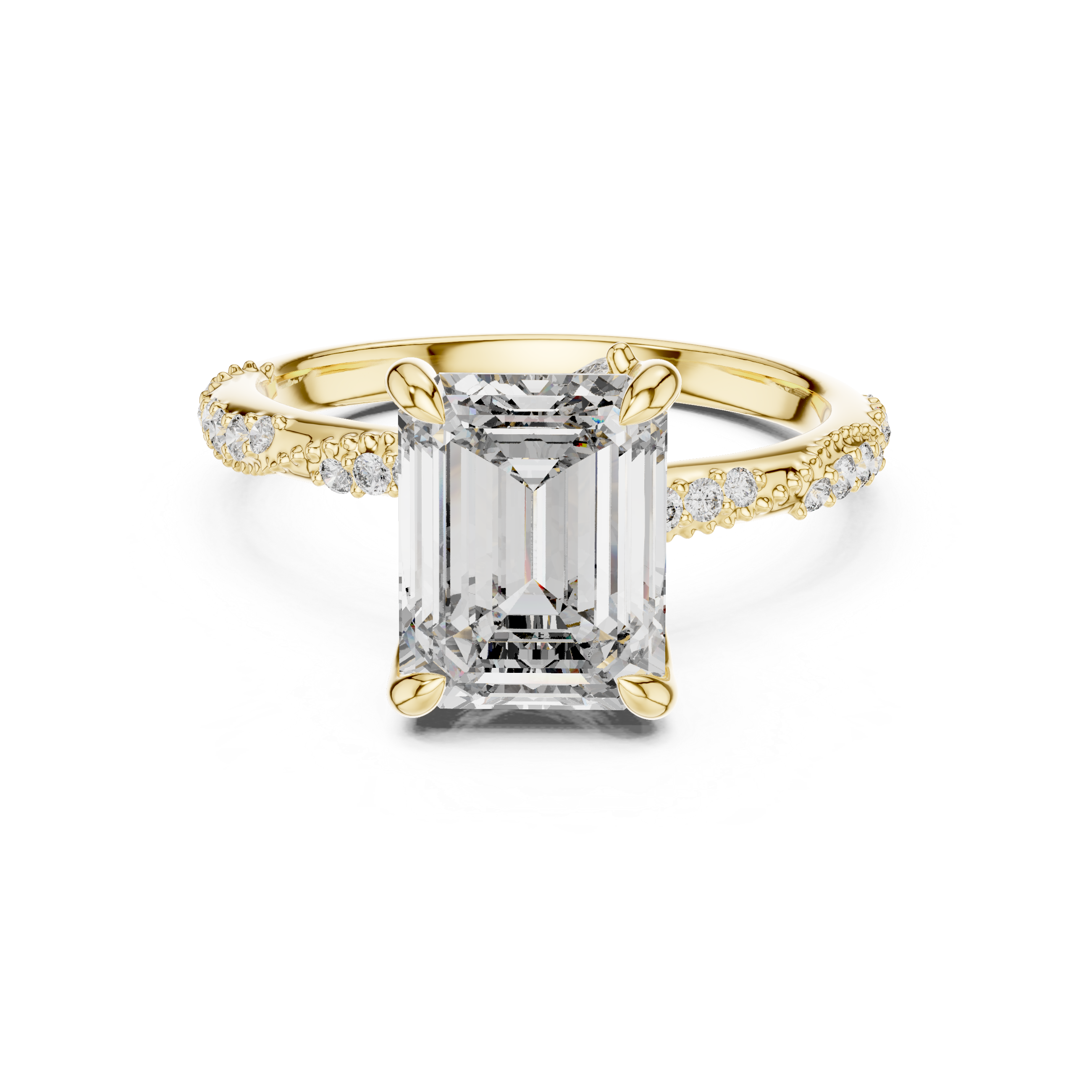 Eclipse Ray Lab Grown Diamond Hidden Ring