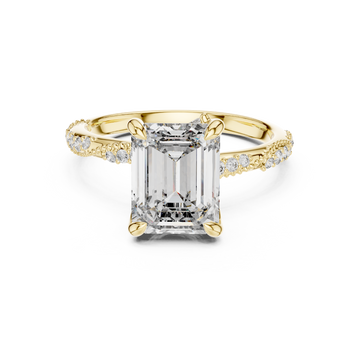 Eclipse Ray Lab Grown Diamond Hidden Ring