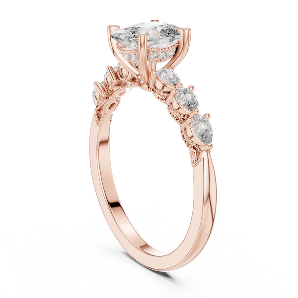 Urban Horizon Gentle Lab Grown Diamond Linear Ring