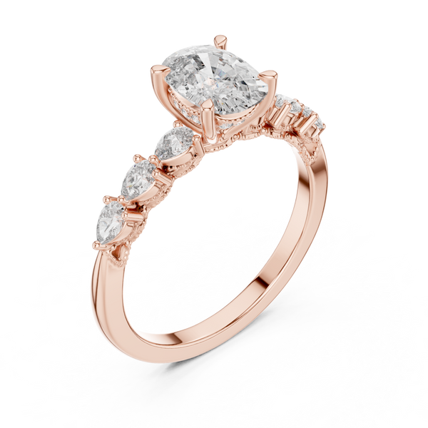 Urban Horizon Gentle Lab Grown Diamond Linear Ring
