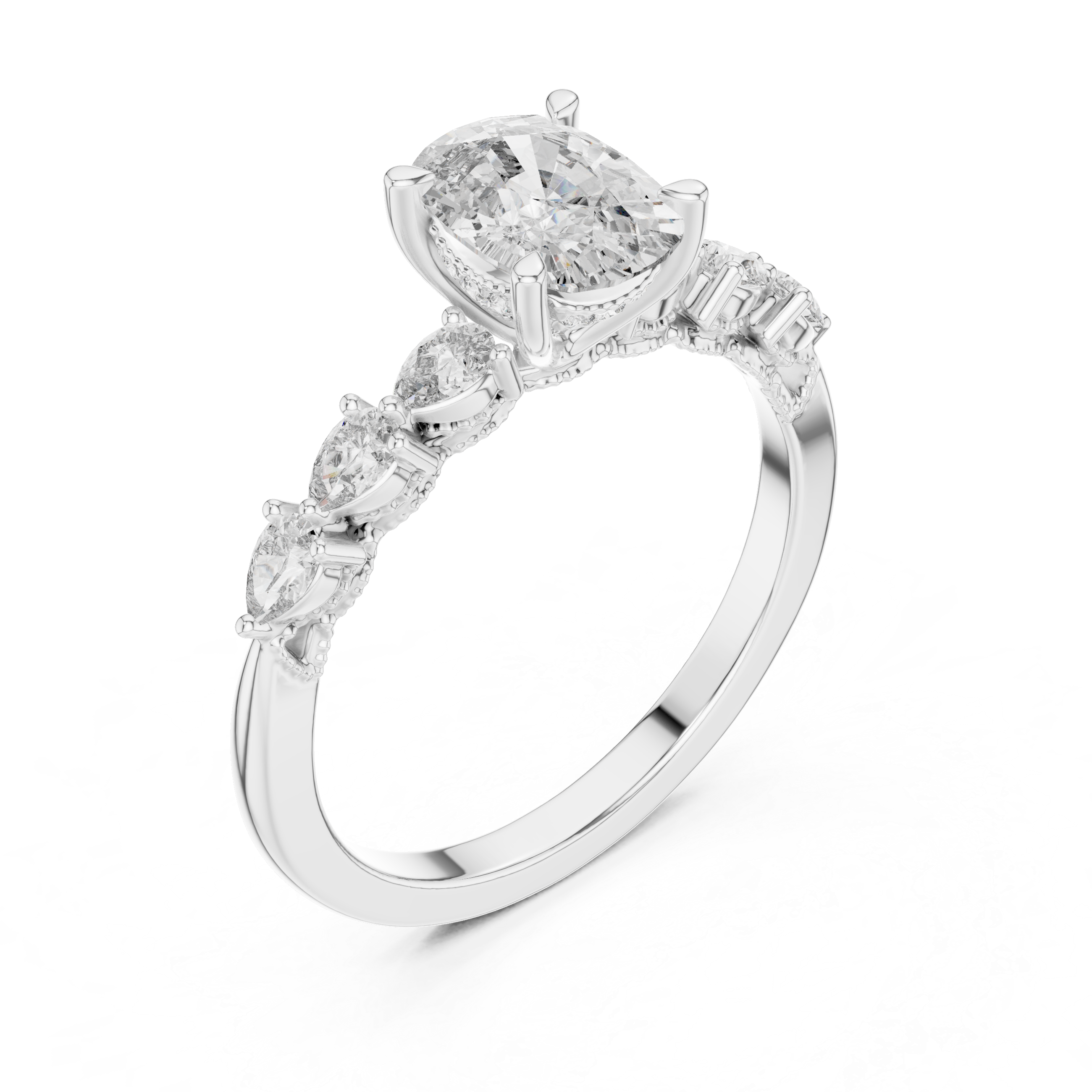 Urban Horizon Gentle Lab Grown Diamond Linear Ring