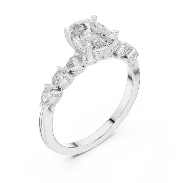 Urban Horizon Gentle Lab Grown Diamond Linear Ring