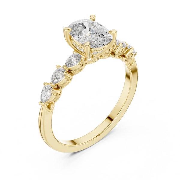 Urban Horizon Lab Grown Diamond Linear Ring