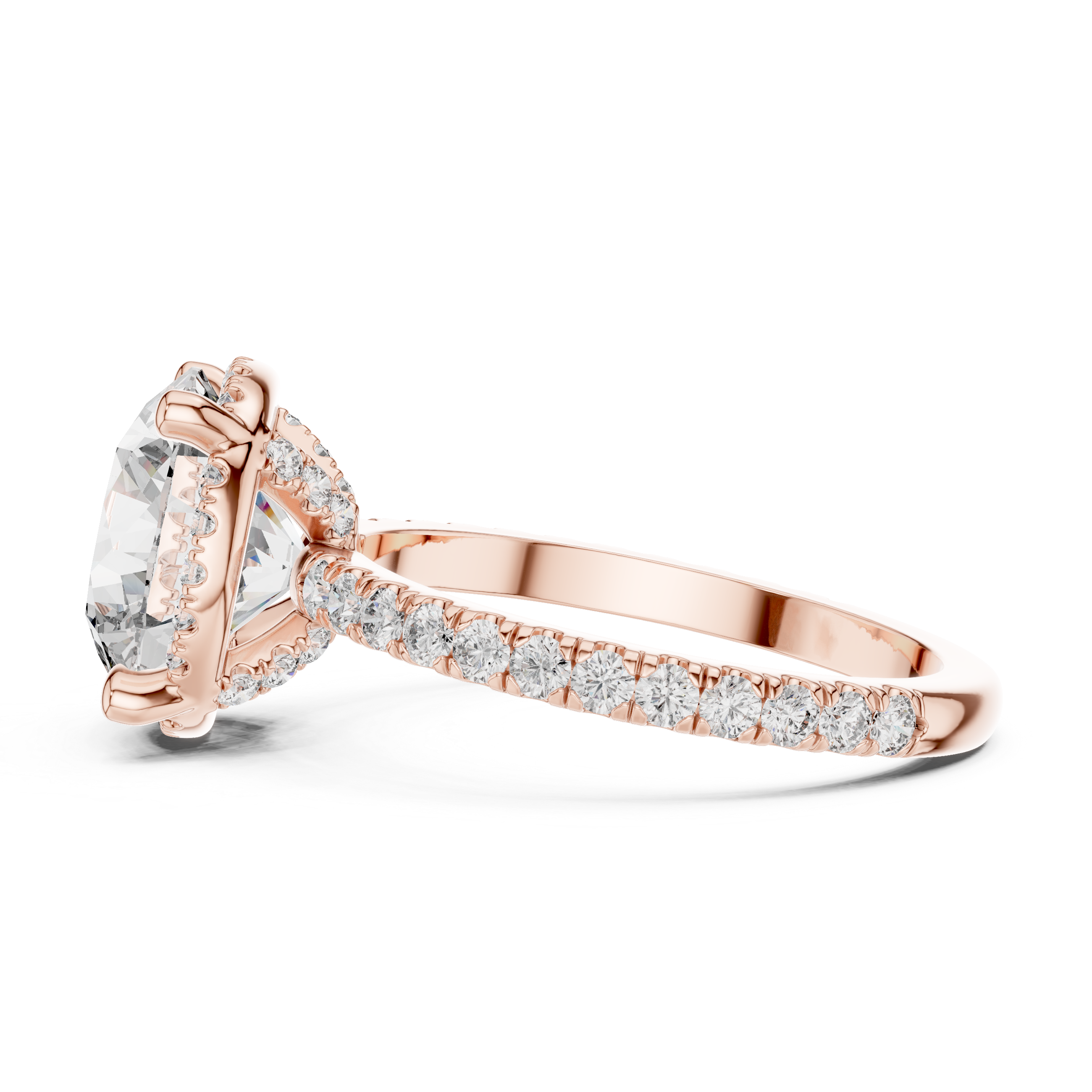 Silk Ribbon Lab Grown Diamond Twist Ring