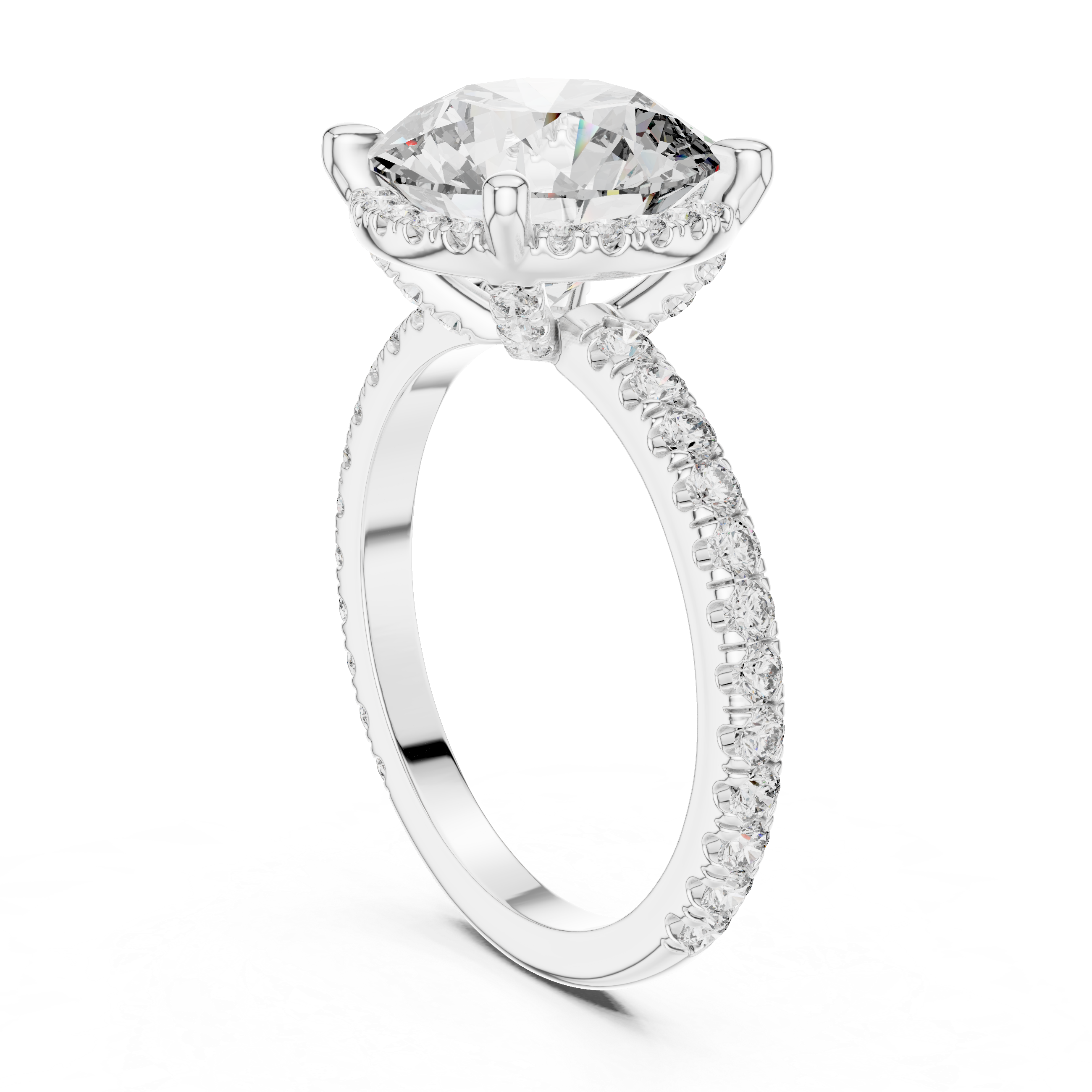 Silk Ribbon Lab Grown Diamond Twist Ring