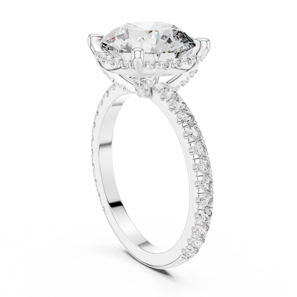 Silk Ribbon Lab Grown Diamond Twist Ring