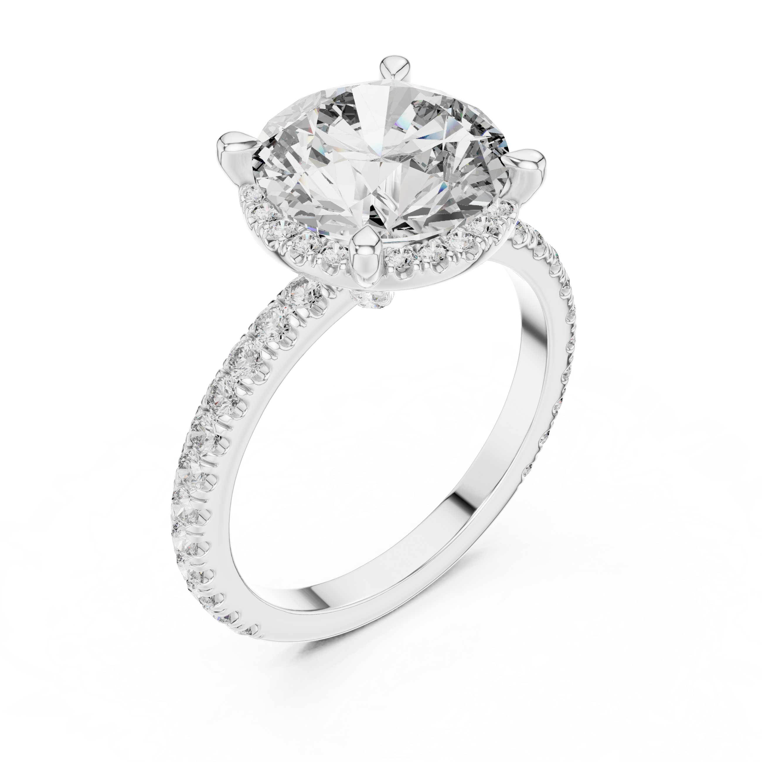 Silk Ribbon Lab Grown Diamond Twist Ring