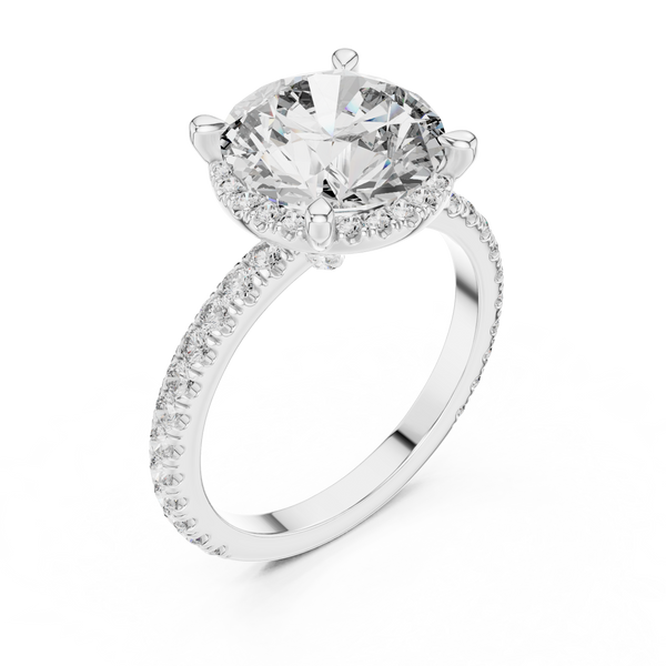 Silk Ribbon Lab Grown Diamond Twist Ring