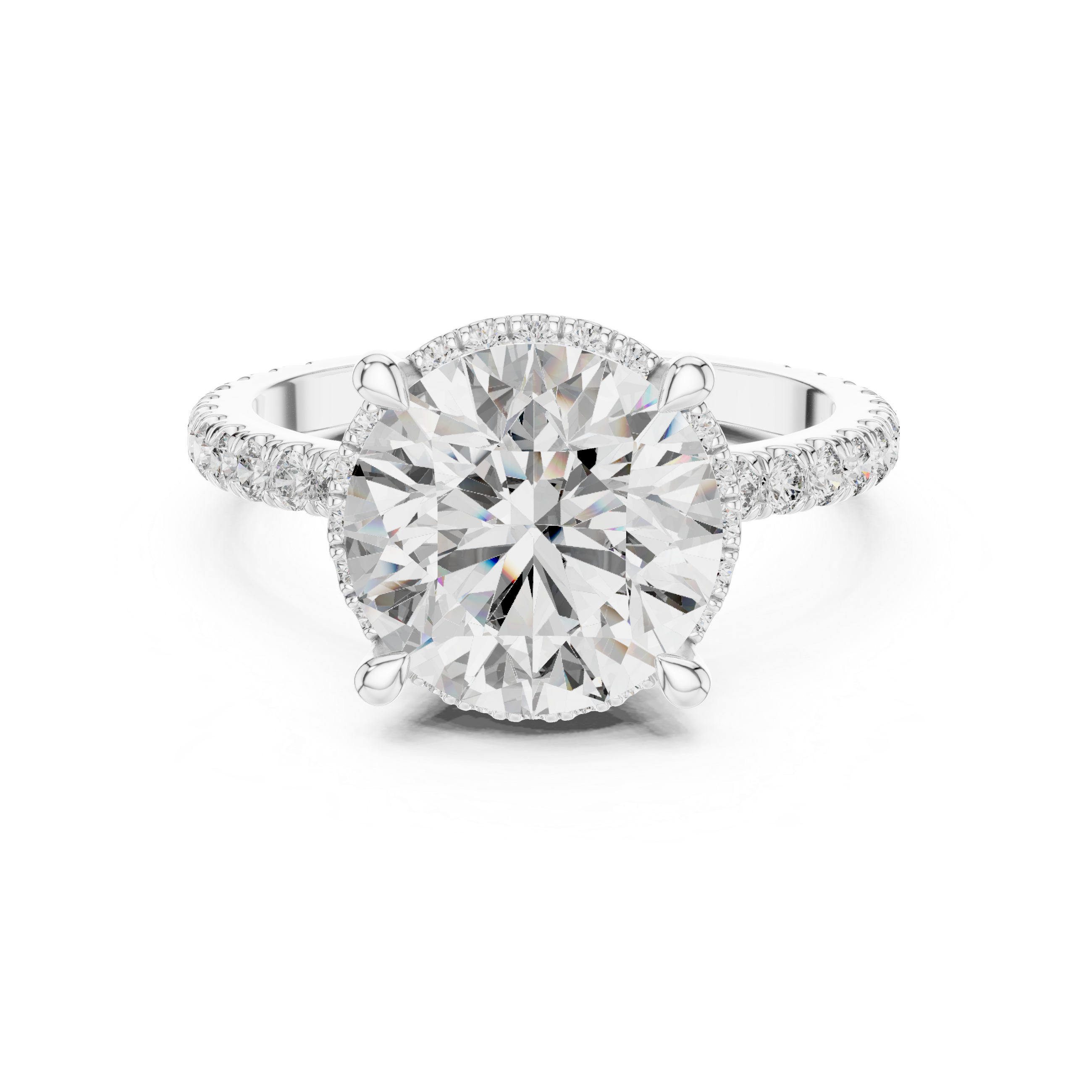 Silk Ribbon Lab Grown Diamond Twist Ring
