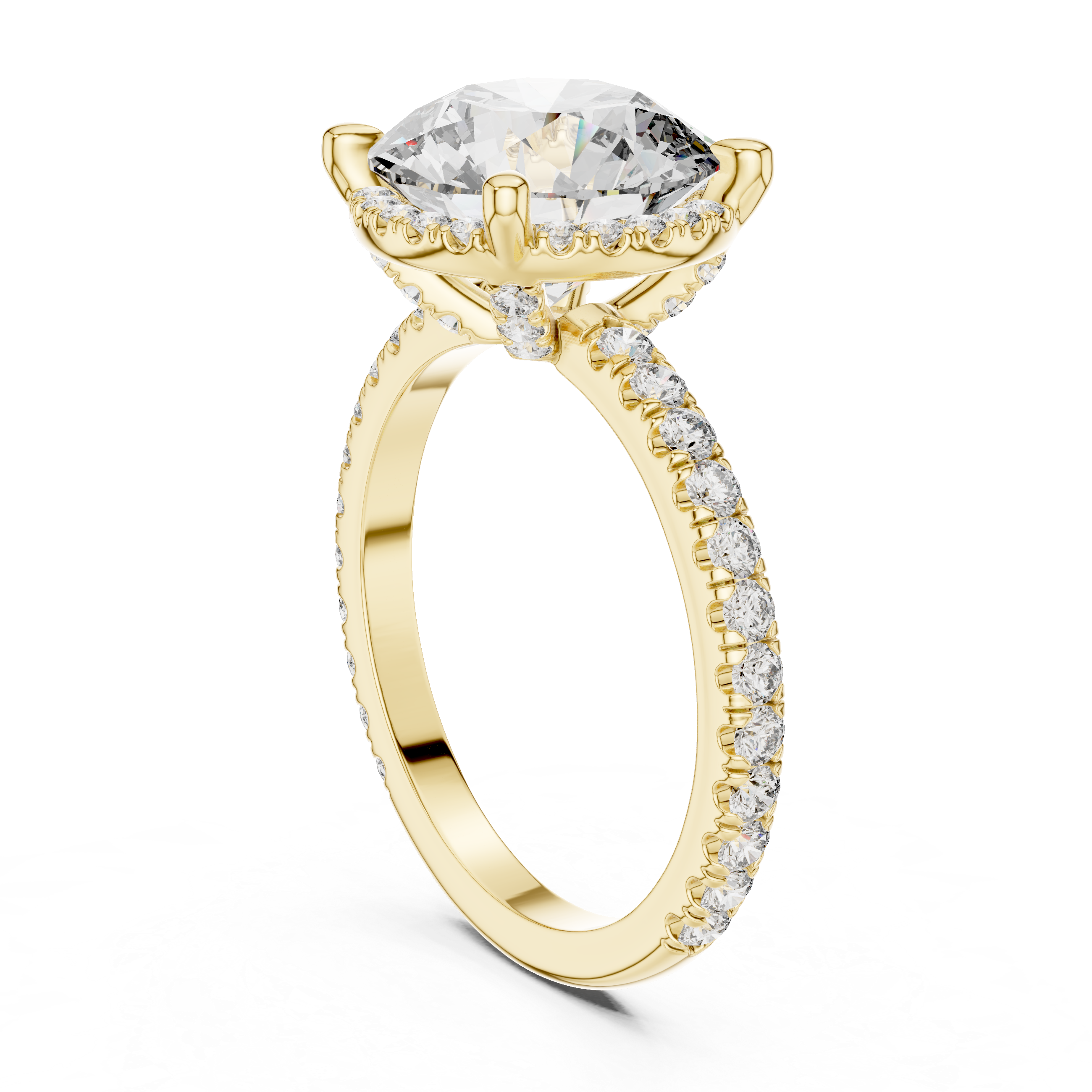 Silk Ribbon Lab Grown Diamond Twist Ring