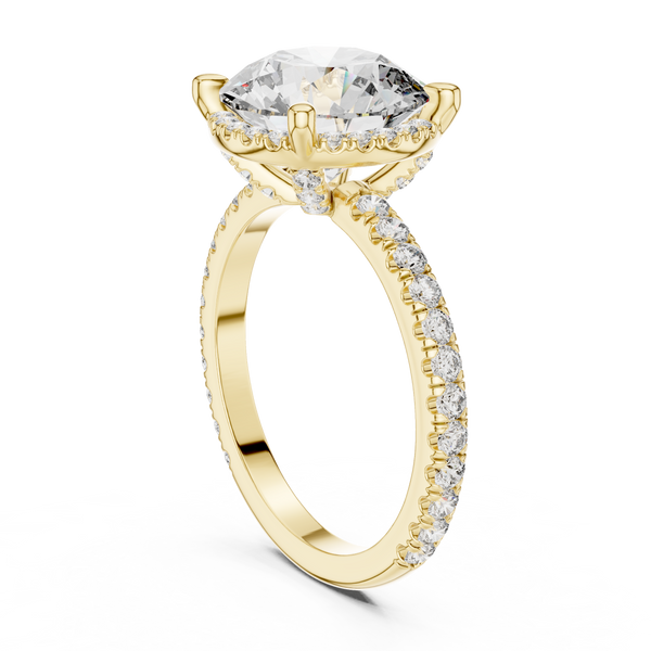 Silk Ribbon Lab Grown Diamond Twist Ring