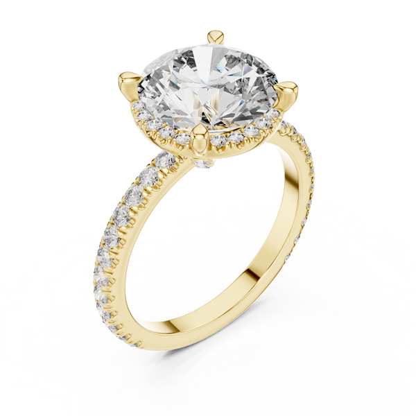 Silk Ribbon Lab Grown Diamond Twist Ring