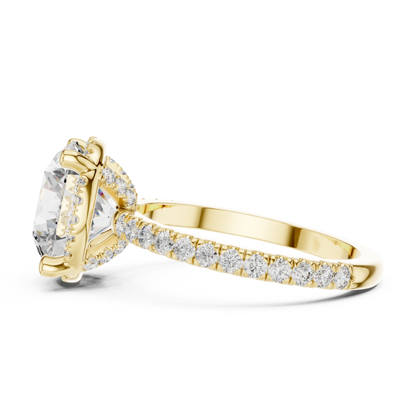 Silk Ribbon Lab Grown Diamond Twist Ring
