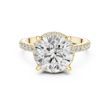 Silk Ribbon Lab Grown Diamond Twist Ring