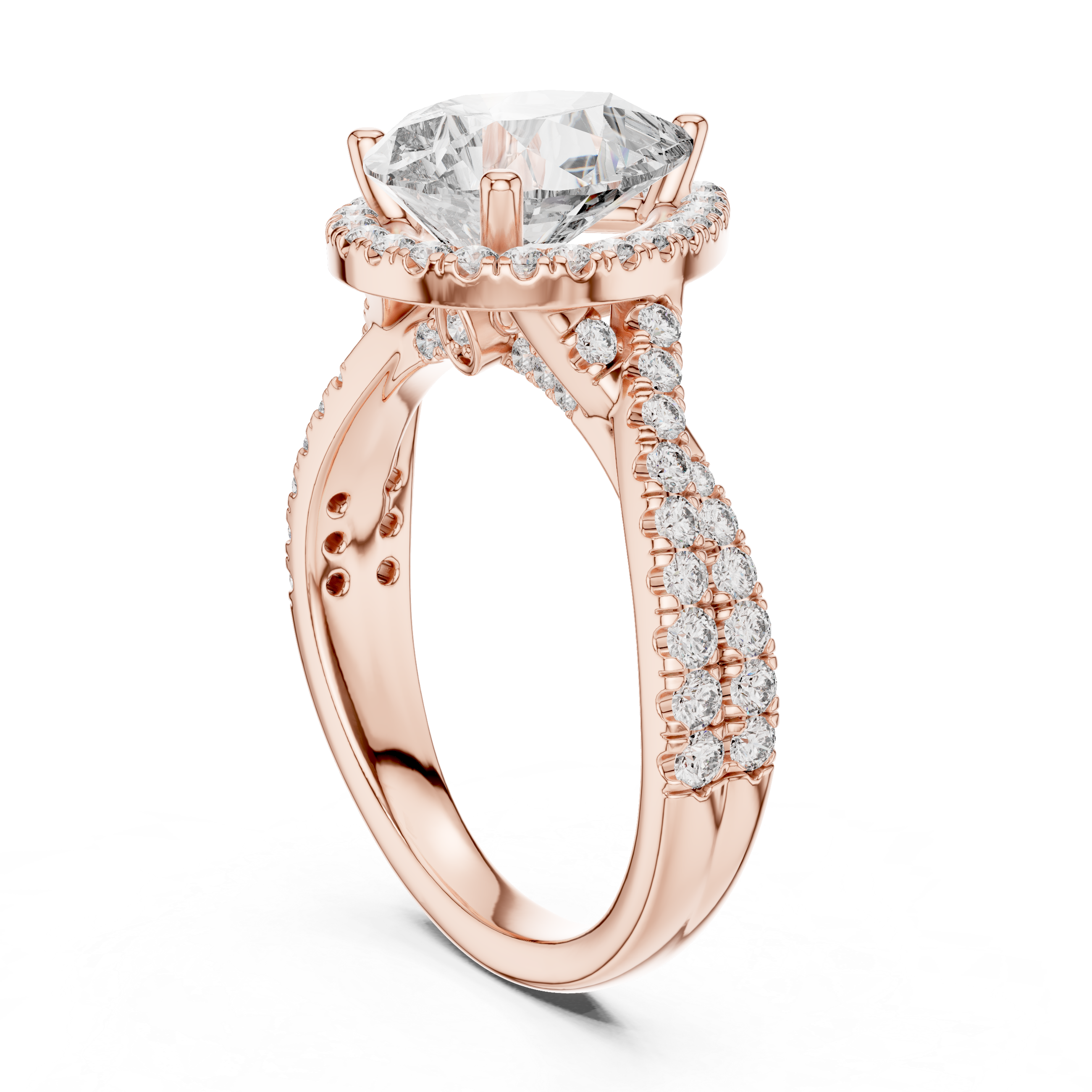Heritage Crest Lab Grown Diamond Signet Ring