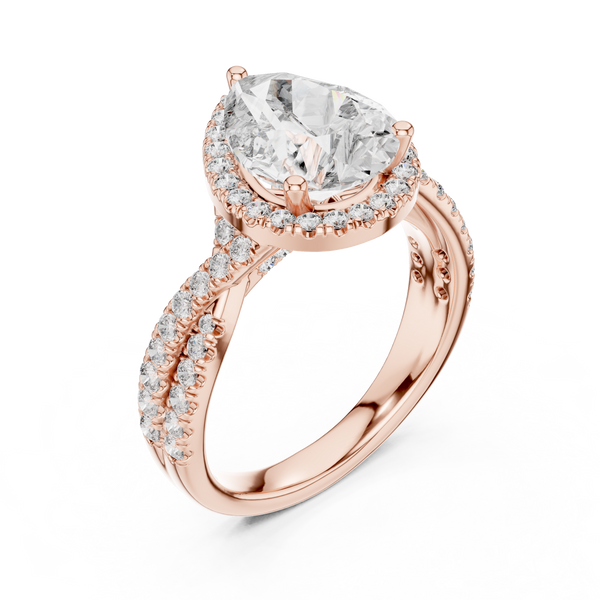 Heritage Crest Lab Grown Diamond Signet Ring