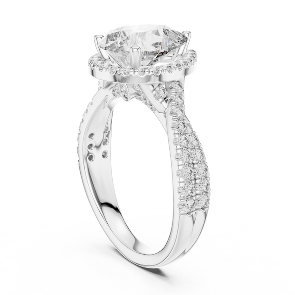 Heritage Crest Lab Grown Diamond Signet Ring