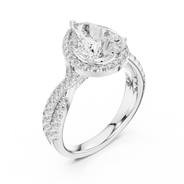 Heritage Crest Lab Grown Diamond Signet Ring