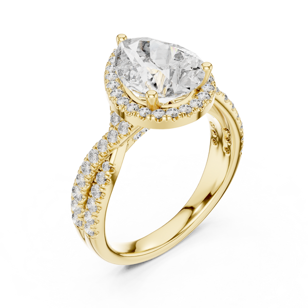 Heritage Crest Lab Grown Diamond Signet Ring