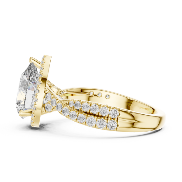Heritage Crest Lab Grown Diamond Signet Ring