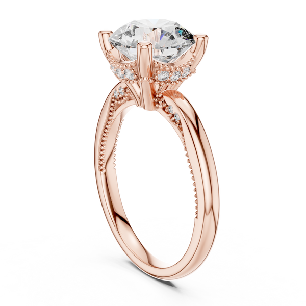 Ocean Wave Lab Grown Diamond Twisted Ring