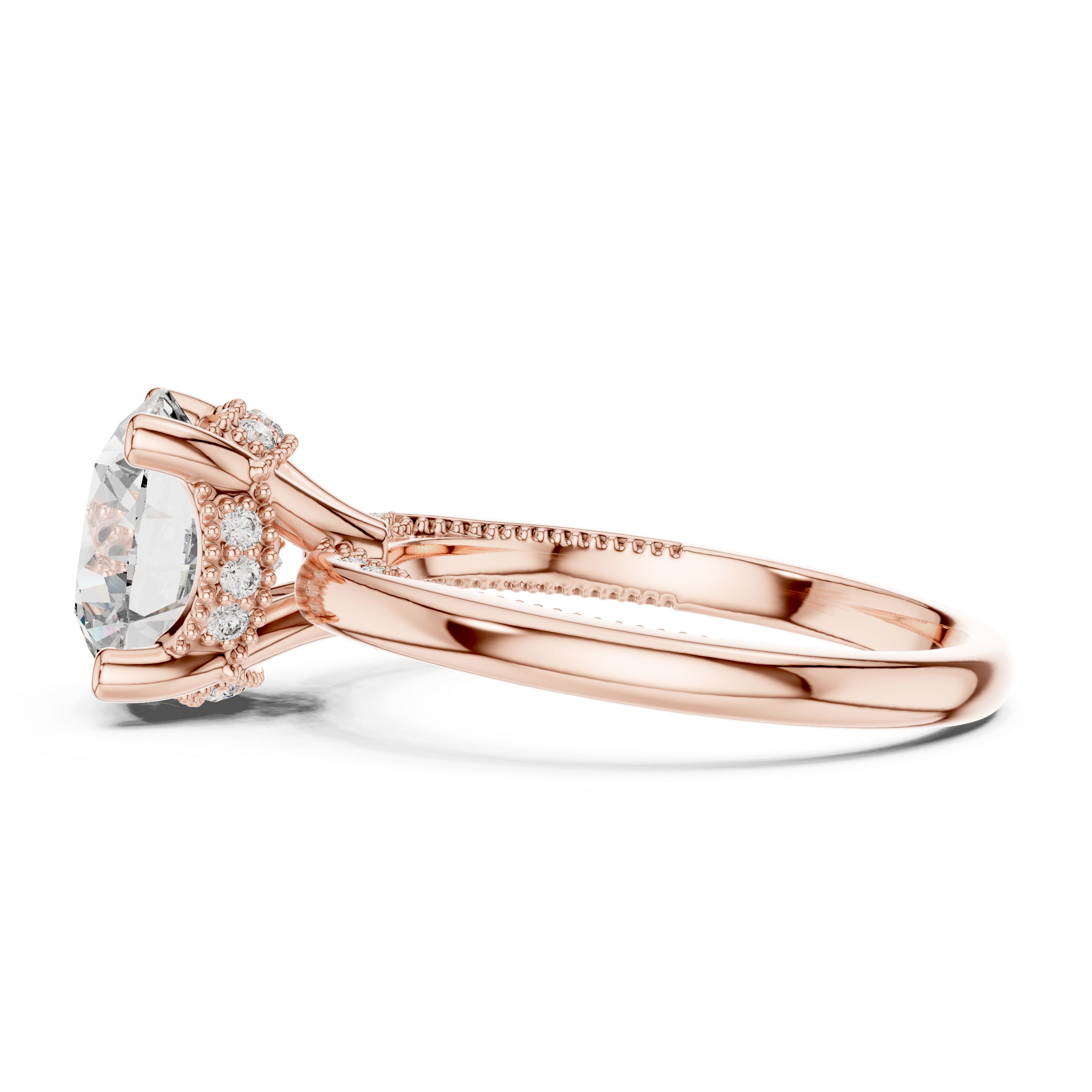 Ocean Wave Lab Grown Diamond Twisted Ring