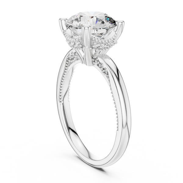 Ocean Wave Lab Grown Diamond Twisted Ring