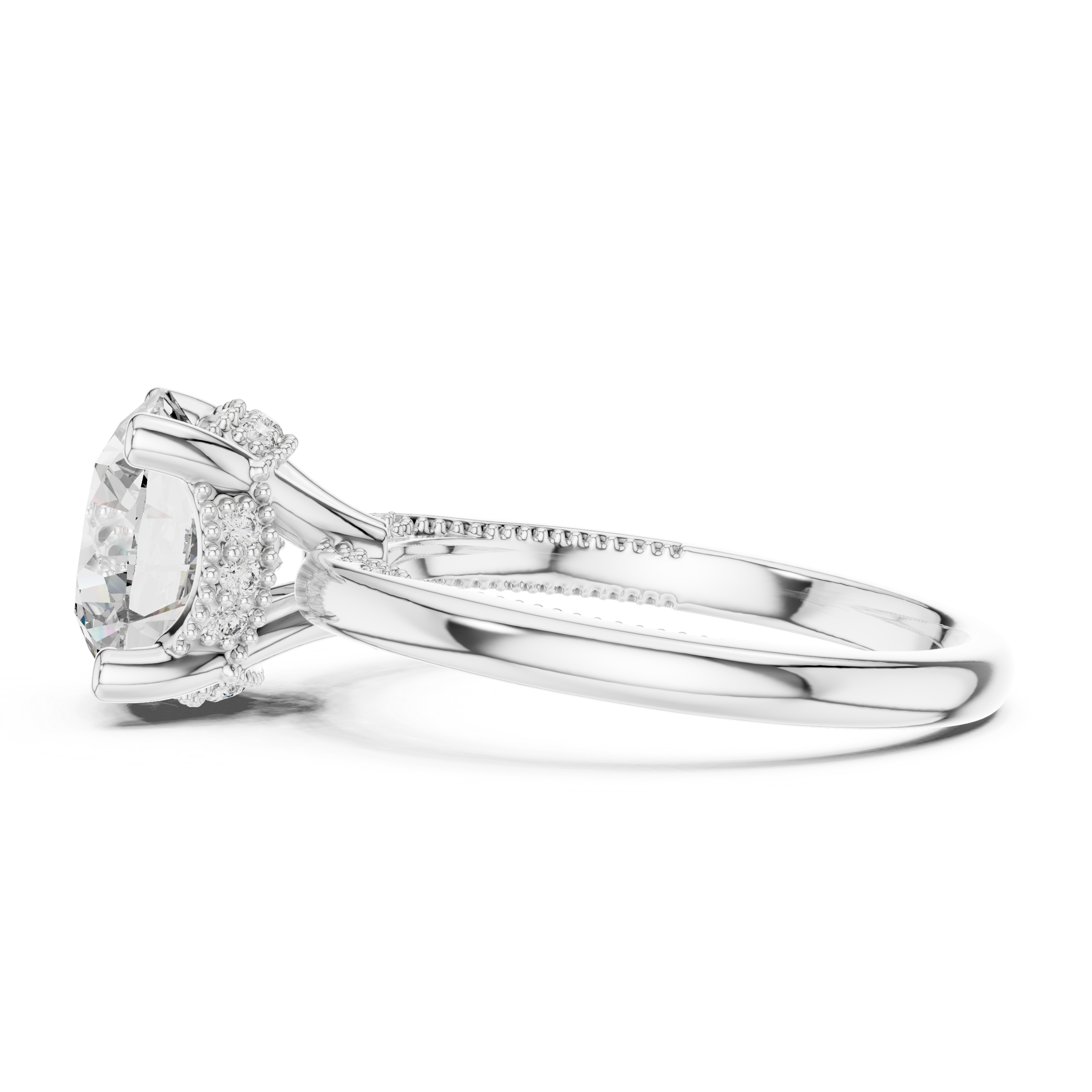 Ocean Wave Lab Grown Diamond Twisted Ring