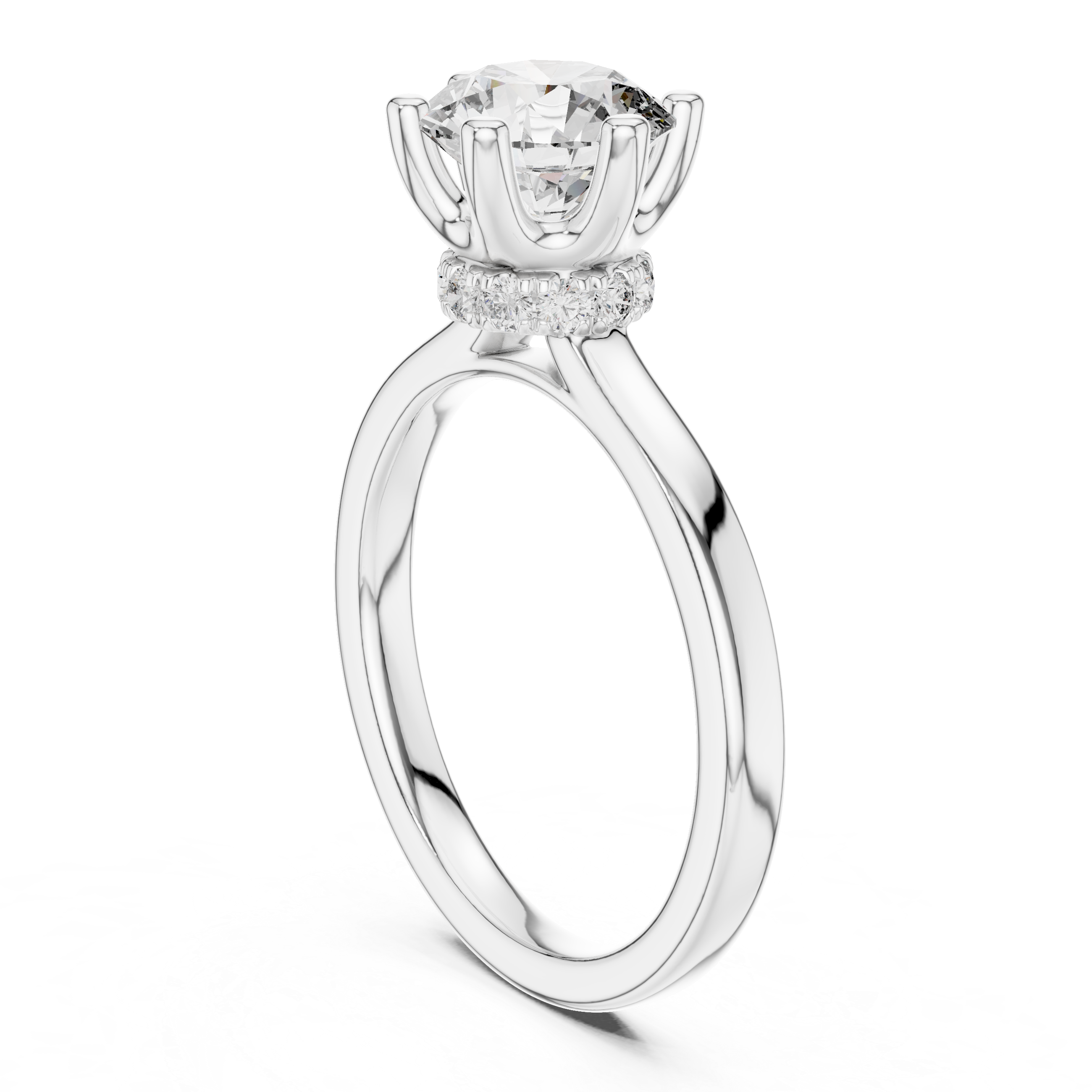 Aurora Gleam Lab Grown Diamond Bypass Ring