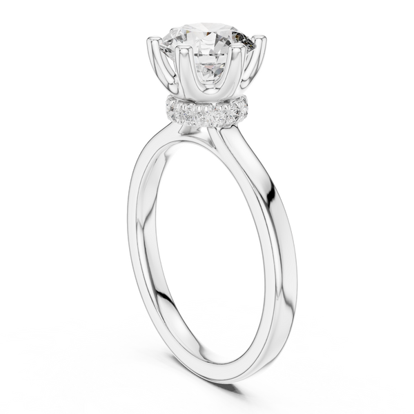 Aurora Gleam Lab Grown Diamond Bypass Ring