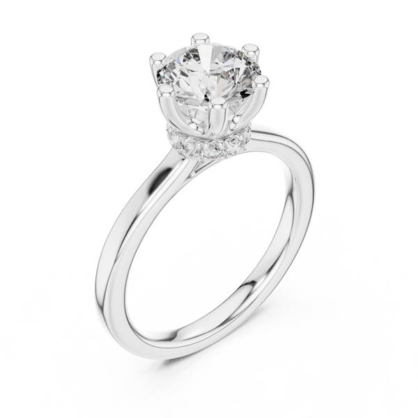 Aurora Gleam Lab Grown Diamond Bypass Ring