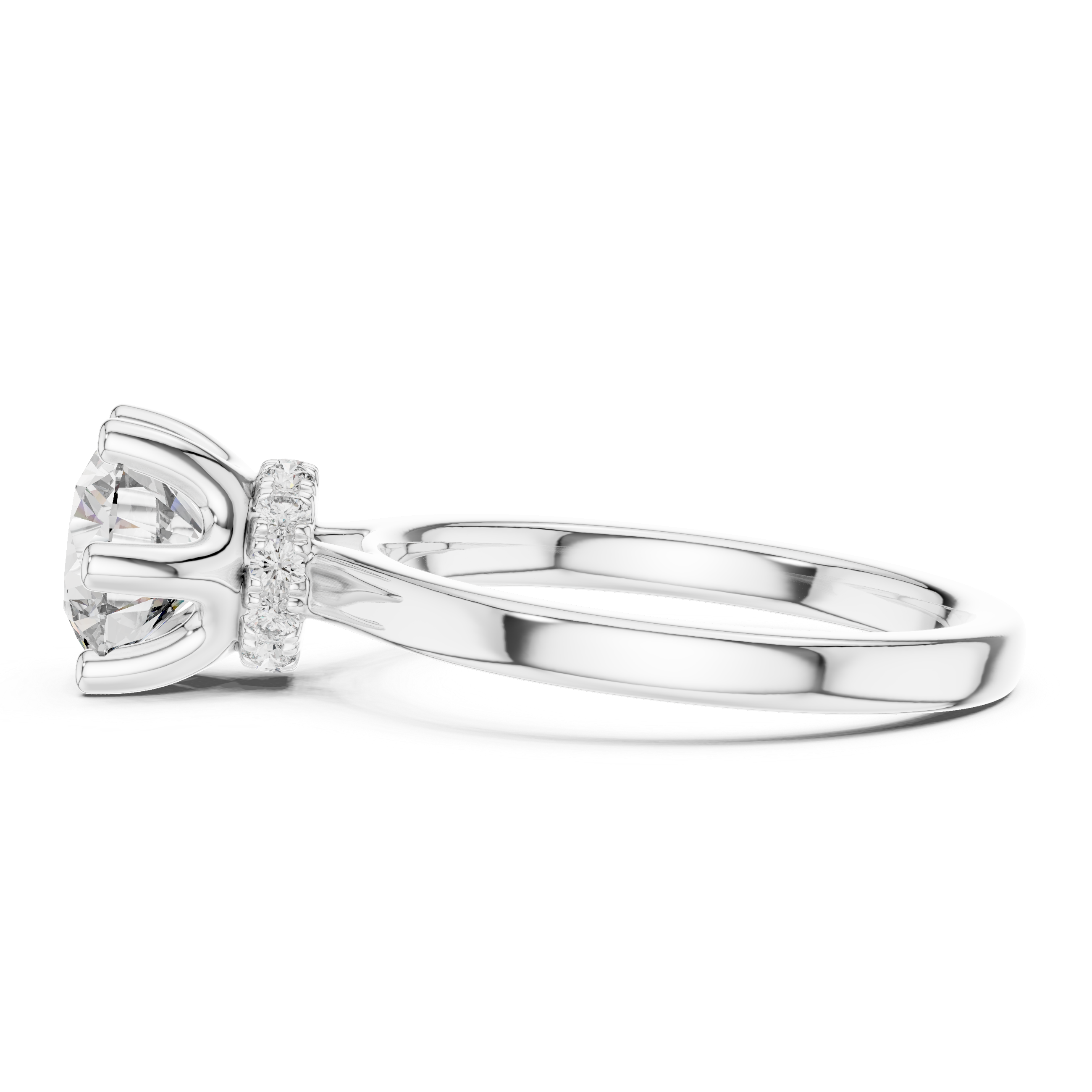 Aurora Gleam Lab Grown Diamond Bypass Ring